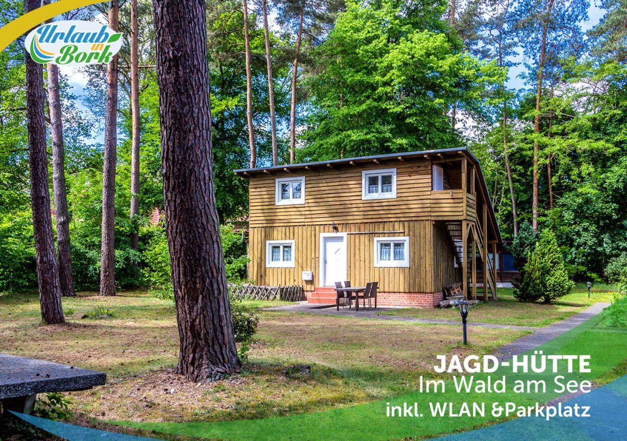 Jagd-Angler-Holzhaus-Im-Wald-Am-See Βίλα Kyritz Εξωτερικό φωτογραφία