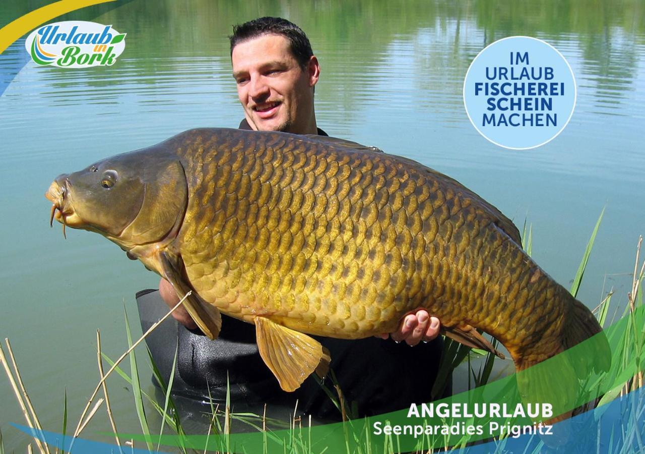 Jagd-Angler-Holzhaus-Im-Wald-Am-See Βίλα Kyritz Εξωτερικό φωτογραφία